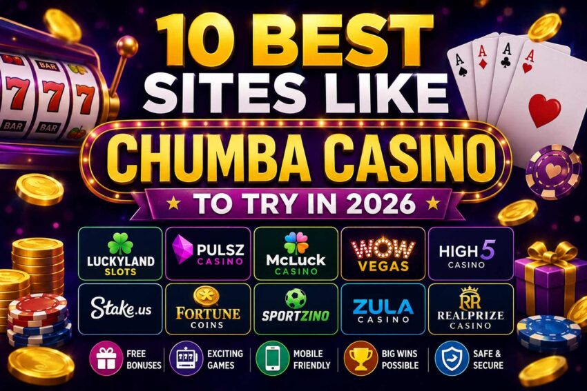 10 best sites like chumba casino