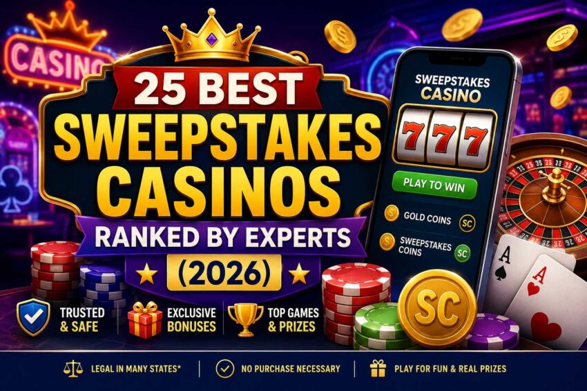 best sweepstakes casinos in 2026